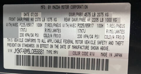 2020 Mazda CX-5 Sport