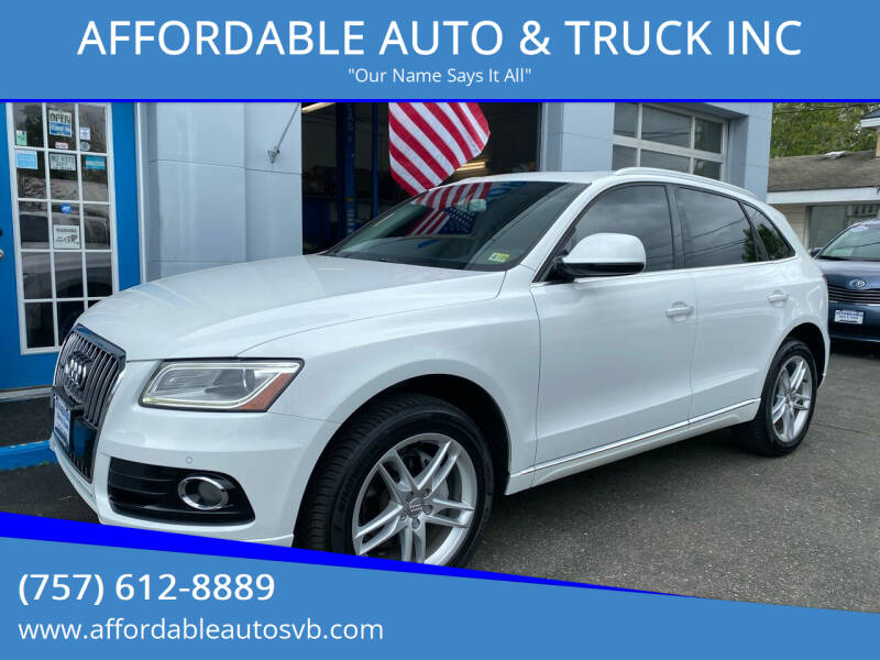 2017 Audi Q5 for sale at AFFORDABLE AUTO & TRUCK INC in Virginia Beach VA