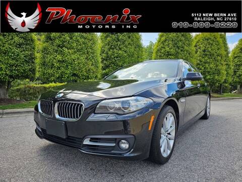 2016 BMW 5 Series for sale at Phoenix Motors Inc in Raleigh NC
