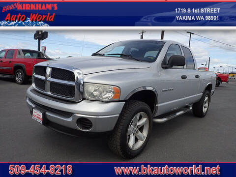 2005 Dodge Ram 1500 for sale at Bruce Kirkham's Auto World in Yakima WA