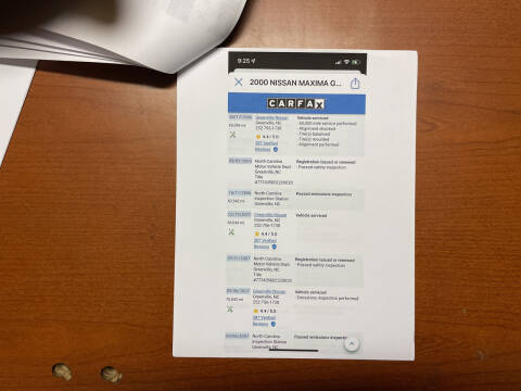 2000 Nissan Maxima GLE