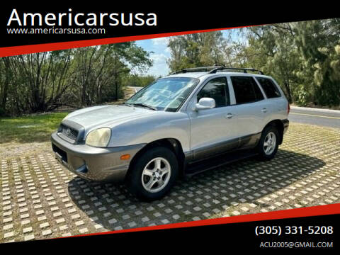 2003 Hyundai Santa Fe for sale at Americarsusa in Hollywood FL