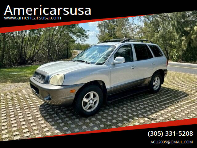 2003 Hyundai Santa Fe for sale at Americarsusa in Hollywood FL