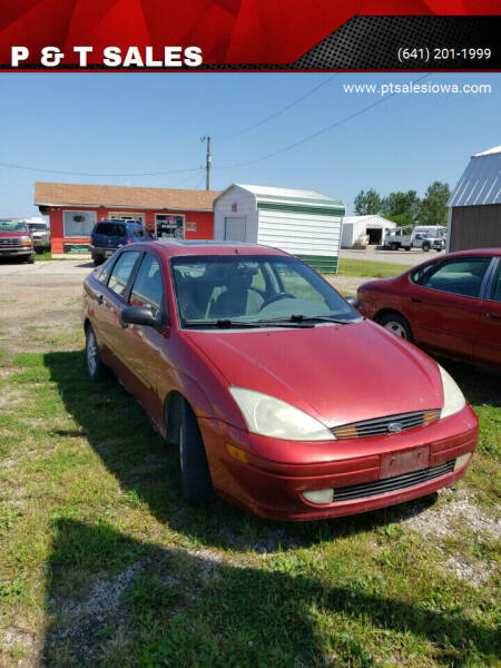 2002 Ford Focus for sale at P & T SALES in Clear Lake IA