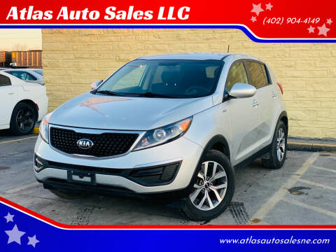 2016 Kia Sportage for sale at Atlas Auto Sales LLC in Lincoln NE