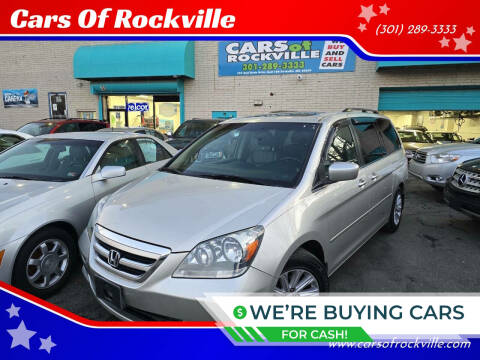 2005 Honda Odyssey for sale at Cars Of Rockville in Rockville MD