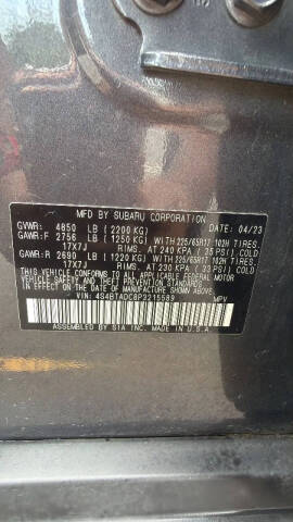 2023 Subaru Outback Premium