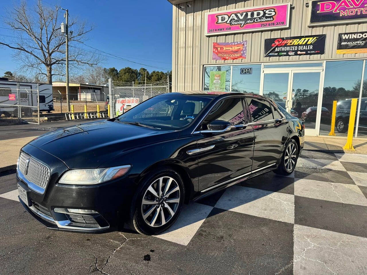 2018 Lincoln Continental for sale in Roanoke Rapids, NC David's
