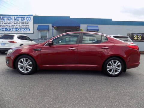 2013 Kia Optima for sale at Pro-Motion Motor Co in Lincolnton NC