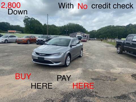 2015 Chrysler 200 for sale at First Choice Financial LLC in Semmes AL