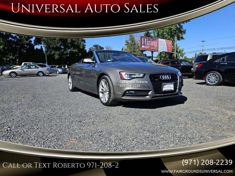 2014 Audi A5 for sale at Universal Auto Sales in Salem OR