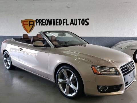 2011 Audi A5 for sale at Preowned FL Autos in Pompano Beach FL