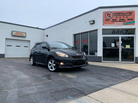 2010 Toyota Matrix for sale at HIGHLINE AUTO LLC in Kenosha WI