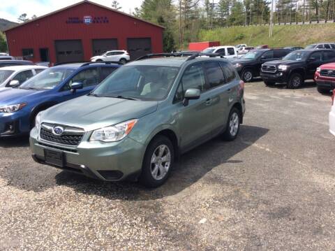 2015 Subaru Forester for sale at Route 102 Auto Sales  and Service in Lee MA