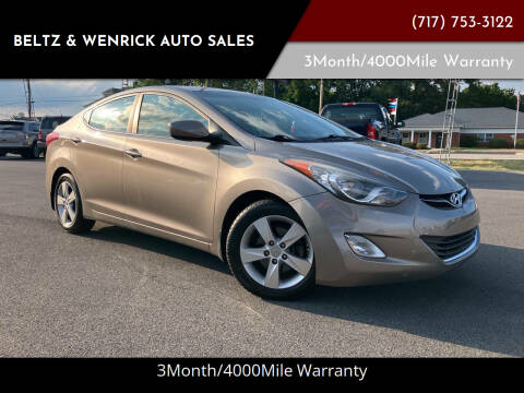 2013 Hyundai Elantra for sale at Beltz & Wenrick Auto Sales in Chambersburg PA