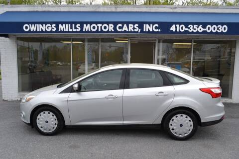 2013 Ford Focus for sale at Owings Mills Motor Cars in Owings Mills MD
