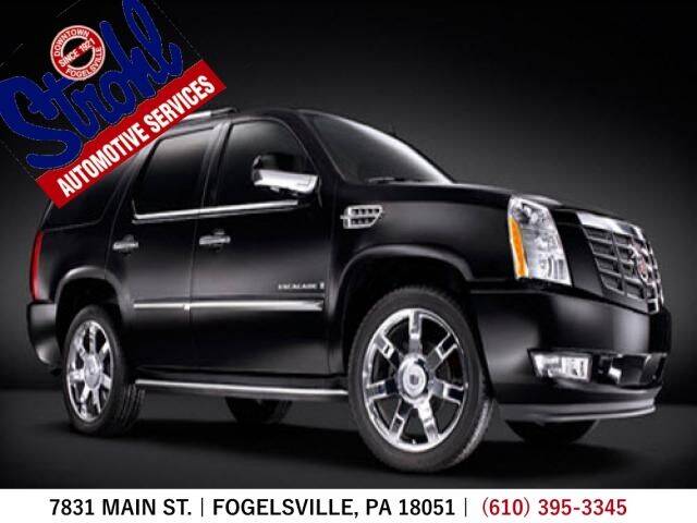 2009 Cadillac Escalade for sale at Strohl Automotive Services in Fogelsville PA