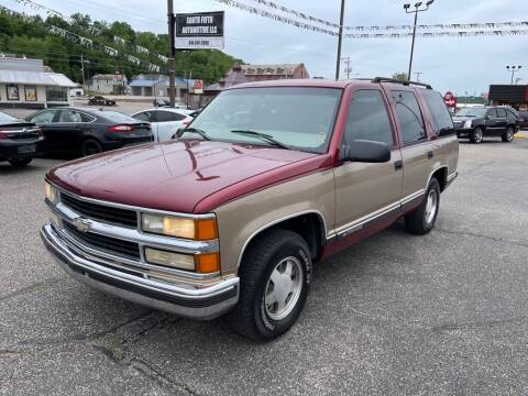 1999 Chevrolet Tahoe for sale at SOUTH FIFTH AUTOMOTIVE LLC in Marietta OH