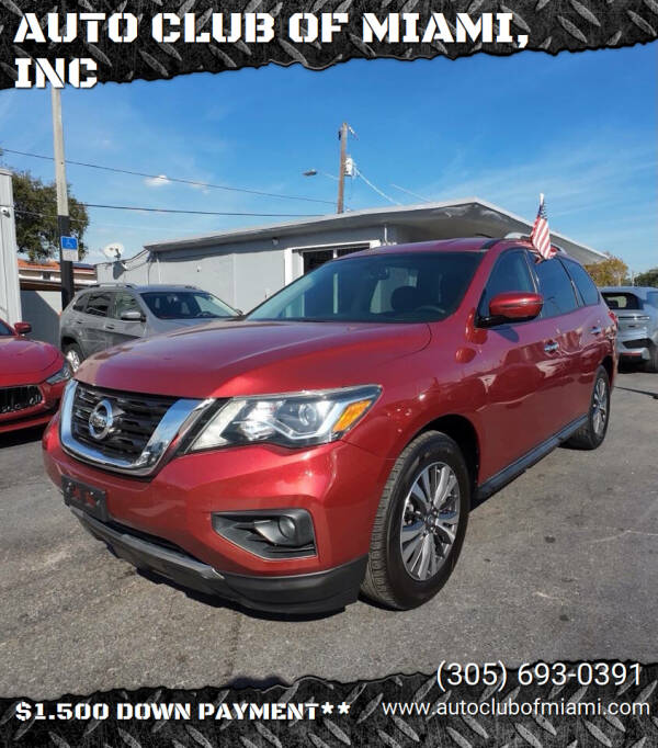 2017 Nissan Pathfinder for sale at AUTO CLUB OF MIAMI, INC in Miami FL