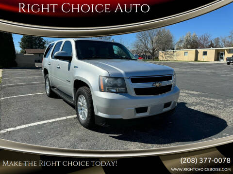 2010 Chevrolet Tahoe Hybrid for sale at Right Choice Auto in Boise ID