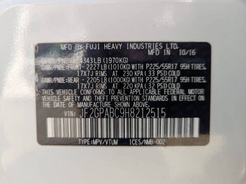 2017 Subaru Crosstrek 2.0i Premium