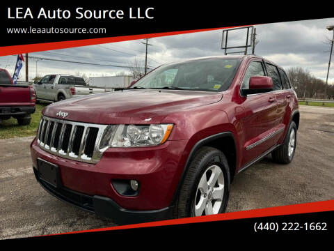 2012 Jeep Grand Cherokee for sale at LEA Auto Source LLC in Ashtabula OH