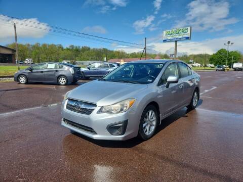 2012 Subaru Impreza for sale at Mackes Family Auto Sales LLC in Bloomsburg PA