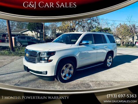 2015 Chevrolet Tahoe for sale at G&J Car Sales in Houston TX