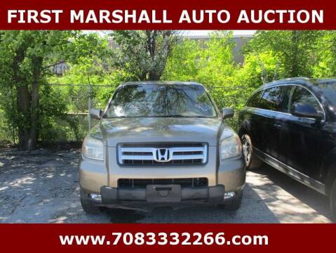 2008 Honda Pilot for sale at First Marshall Auto Auction in Harvey IL