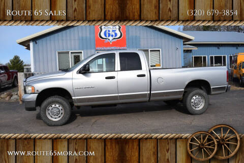 2005 Dodge Ram Pickup 2500 for sale at Route 65 Sales in Mora MN