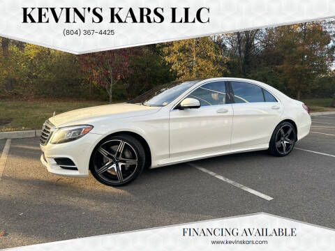 2015 Mercedes-Benz S-Class for sale at Kevin's Kars LLC in Richmond VA