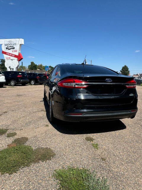 2017 Ford Fusion for sale at MARATHON AUTO in Denver, CO