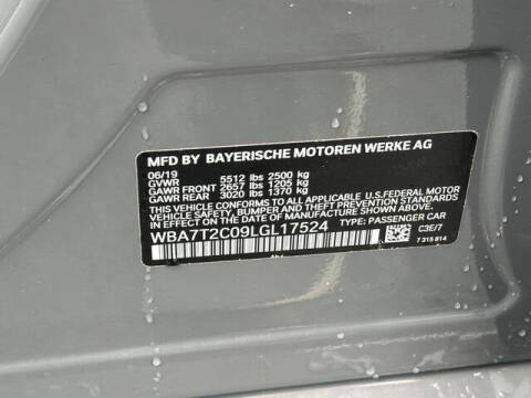 2020 BMW 7 Series 740i