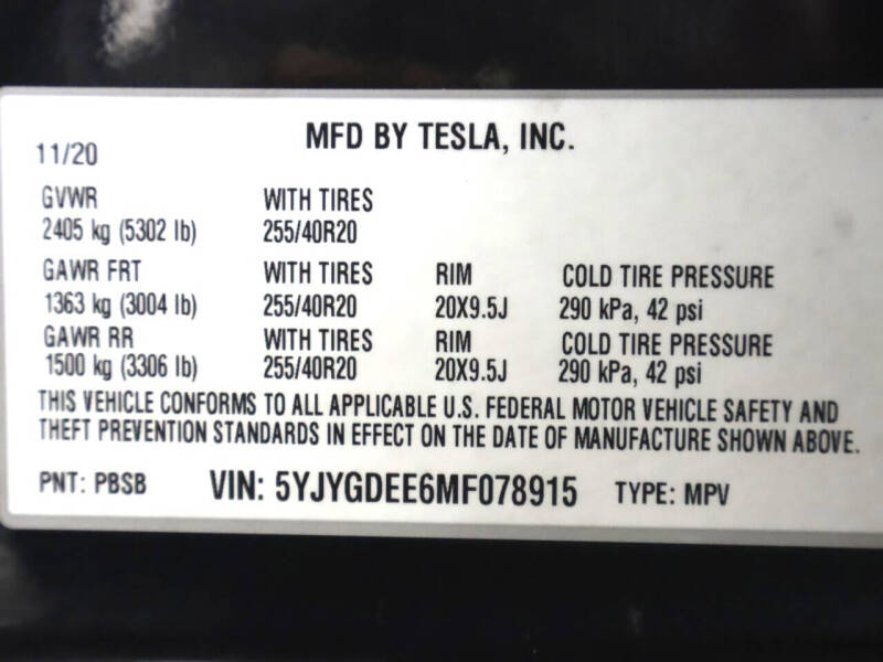 2021 Tesla Model Y Long Range