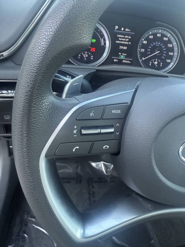 2021 Hyundai Sonata Hybrid Blue