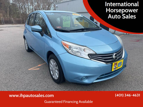 2015 Nissan Versa Note for sale at International Horsepower Auto Sales in Warwick RI