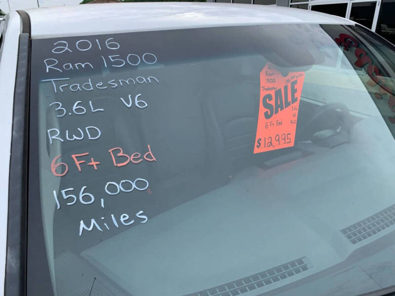 2016 RAM 1500 Tradesman