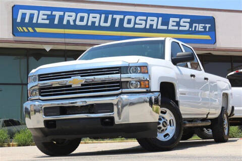 2018 Chevrolet Silverado 2500HD for sale at METRO AUTO SALES in Arlington TX