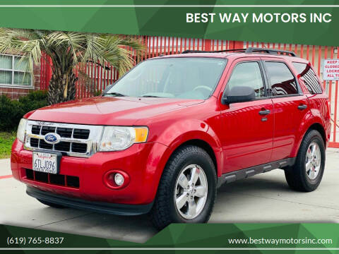 2011 Ford Escape for sale at BEST WAY MOTORS INC in San Diego CA