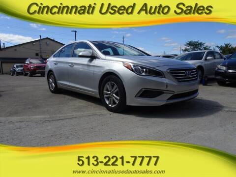 2016 Hyundai Sonata for sale at Cincinnati Used Auto Sales in Cincinnati OH