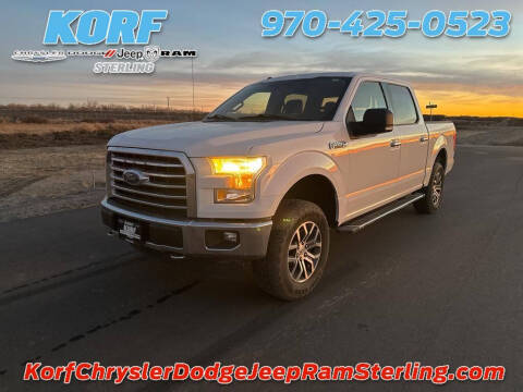 2015 Ford F-150 for sale at Tony Peckham @ Korf Motors in Sterling CO