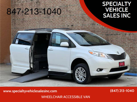 2015 Toyota Sienna for sale at SPECIALTY VEHICLE SALES INC in Skokie IL