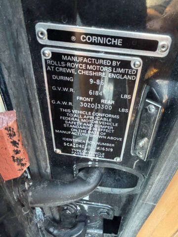 1987 Rolls-Royce Corniche