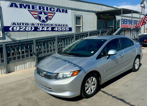 2012 Honda Civic for sale at AMERICAN AUTO & TRUCK SALES LLC in Yuma AZ