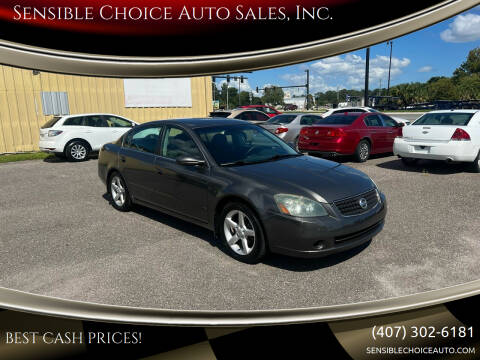 2006 Nissan Altima for sale at Sensible Choice Auto Sales, Inc. in Longwood FL