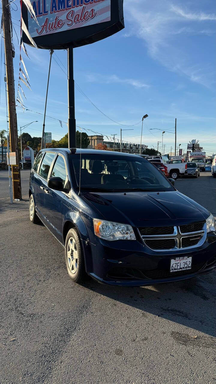 2013 Dodge Grand Caravan for sale at ALL AMERICAN AUTO SALES in San Mateo, CA