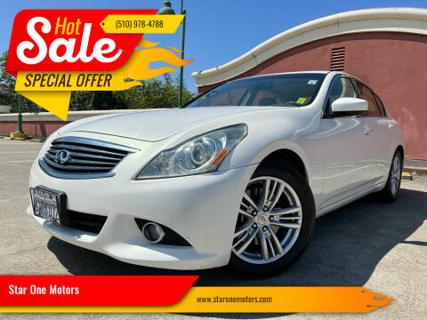 2012 Infiniti G37 Sedan for sale at Star One Motors in Hayward CA