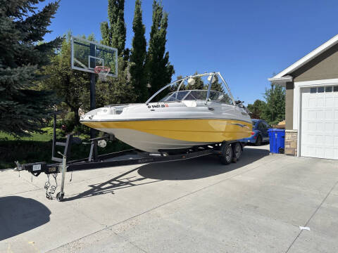 2007 Starcraft Marine 2410 blue water for sale at ALOTTA AUTO in Rexburg ID