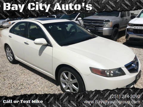 2005 Acura TSX for sale at Bay City Auto's in Mobile AL