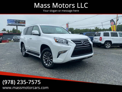 2016 Lexus GX 460 for sale at Mass Motors LLC in Worcester MA